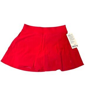Lululemon Lightweight High-Rise Tennis Skirt True Red Size 8